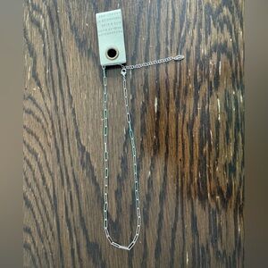 NWT Anthropologie Silver Chain Necklace